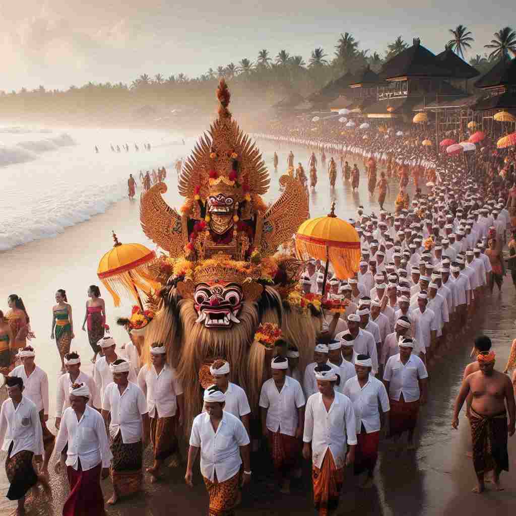 Upacara Melasti pada Setiap Hari Raya Nyepi Sebagai Simbol Ritual Penyucian Alam dan Jiwa Bagi Umat Hindu Bali